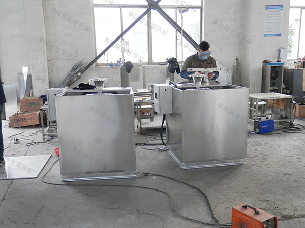 单位食堂大地上式组合式油水分离器设备制作方法