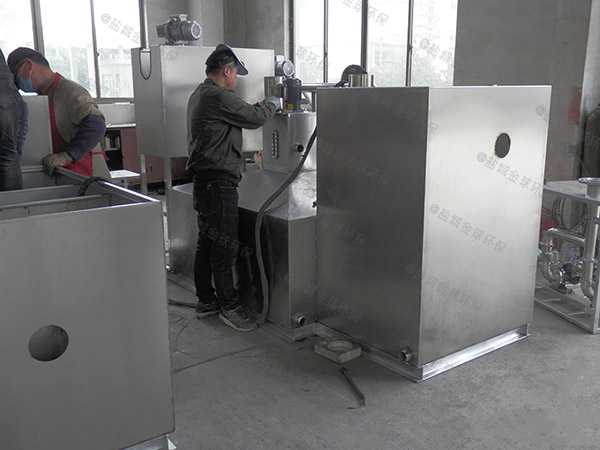 工厂食堂室外大组合式油水分离器提升设备处理量