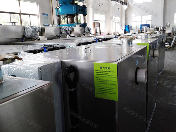甲型餐厅厨房地沟室内隔油污水提升一体化设备的组成