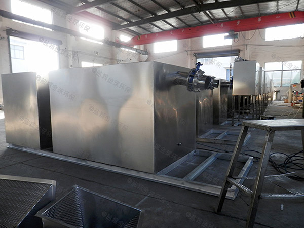 埋地自动化食堂垃圾油水分离处理设备施工方案
