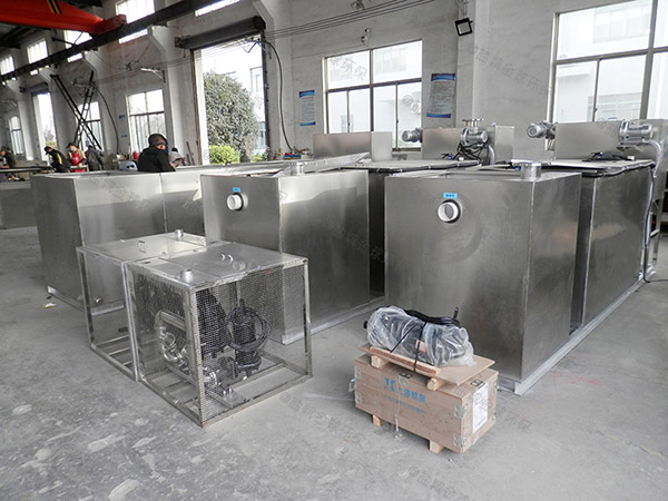 室外机械餐厨垃圾油污水分离装置的做法